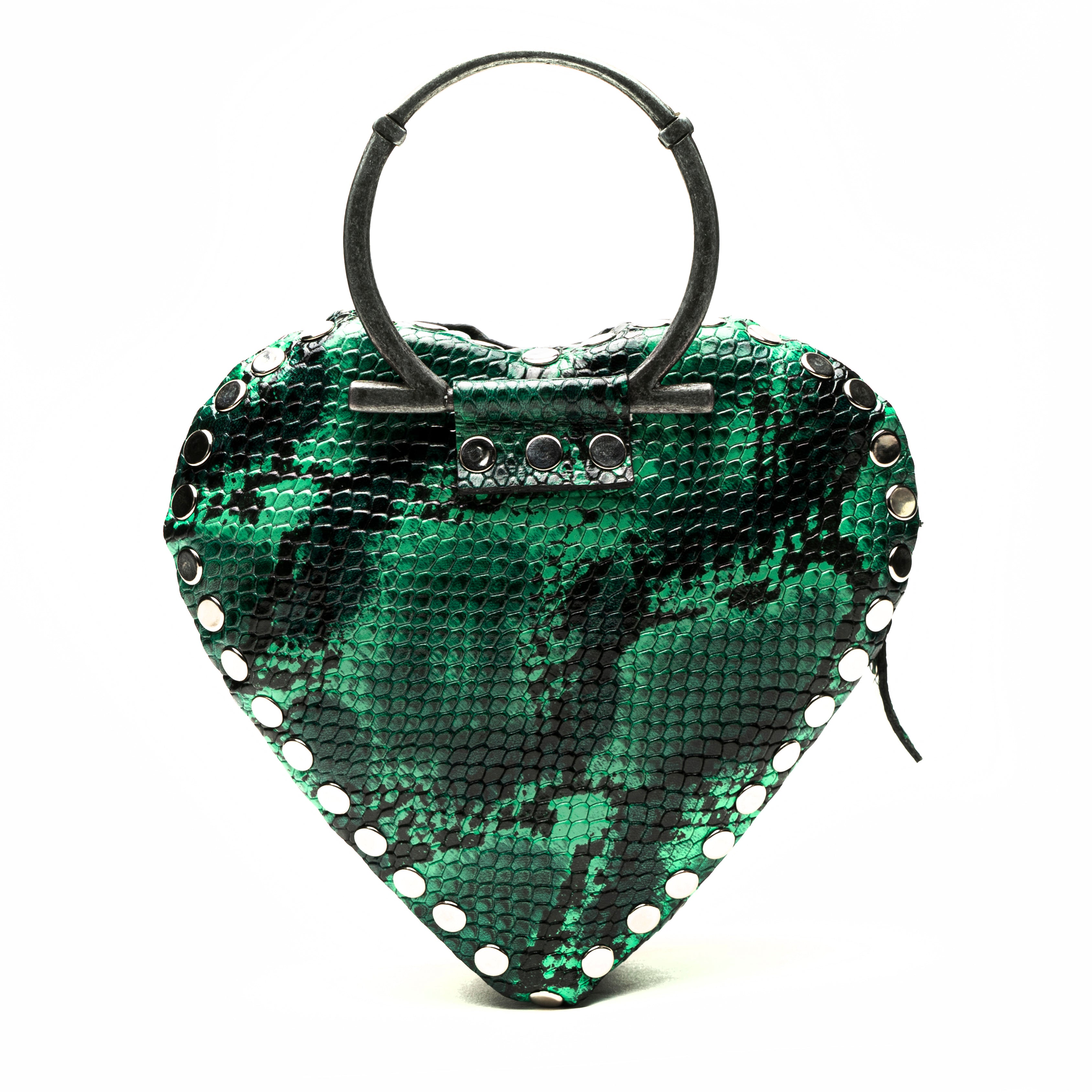 MI AMOR BAG GREEN PYTHON