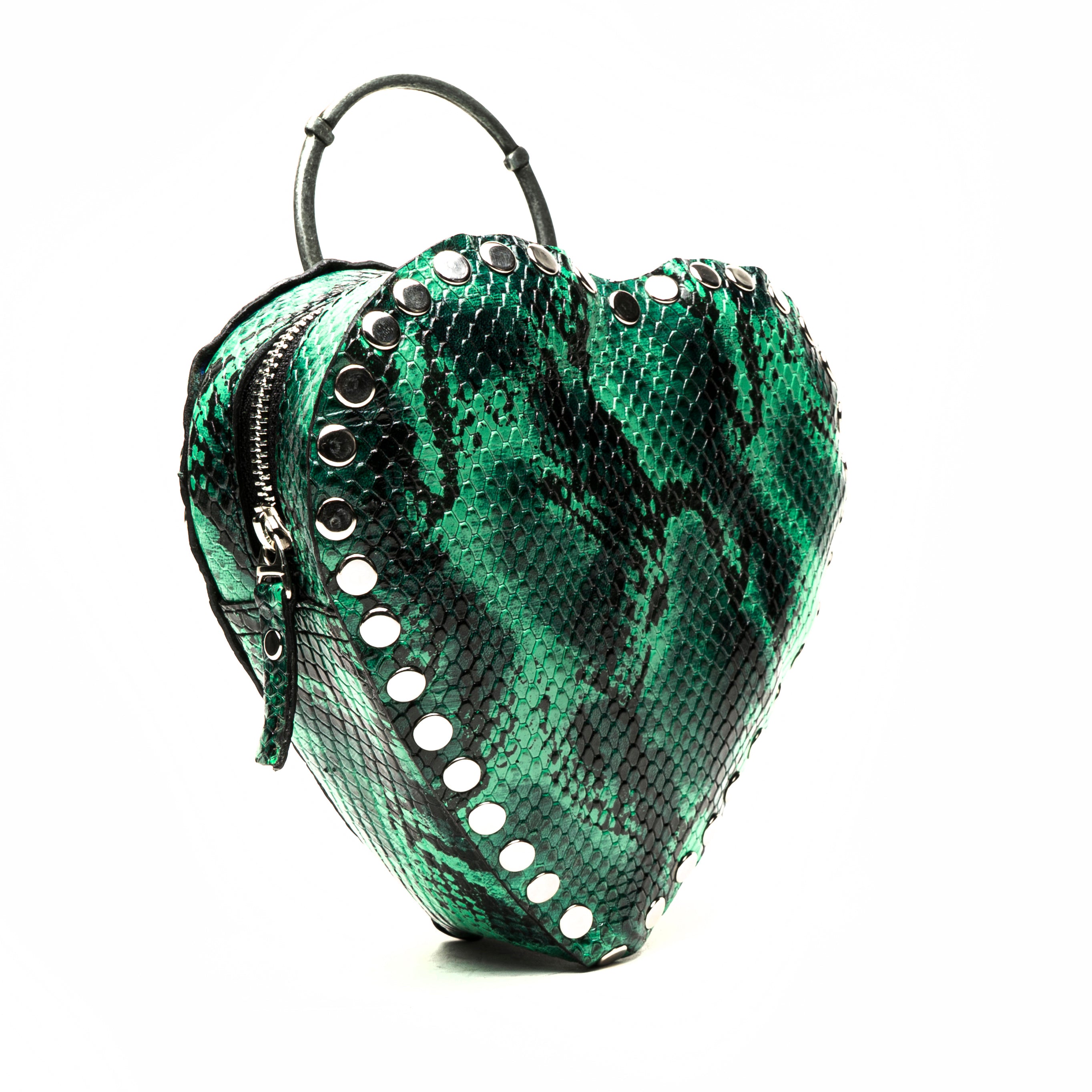 MI AMOR BAG GREEN PYTHON