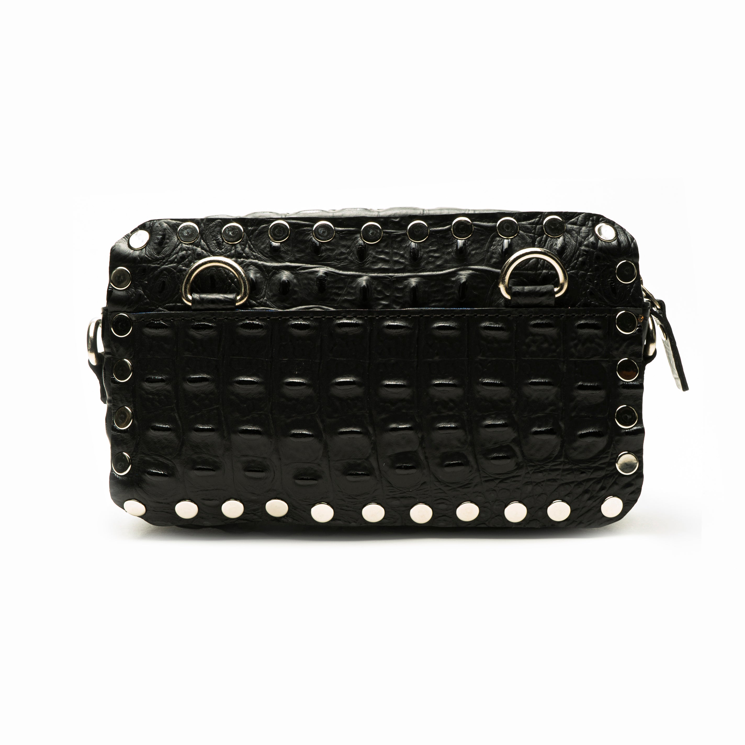 VICTORIA CAMERA BAG BLACK CROCODILE