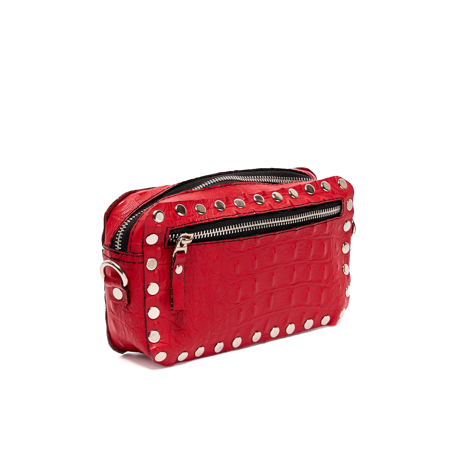 VICTORIA CAMERA BAG RED CROCODILE