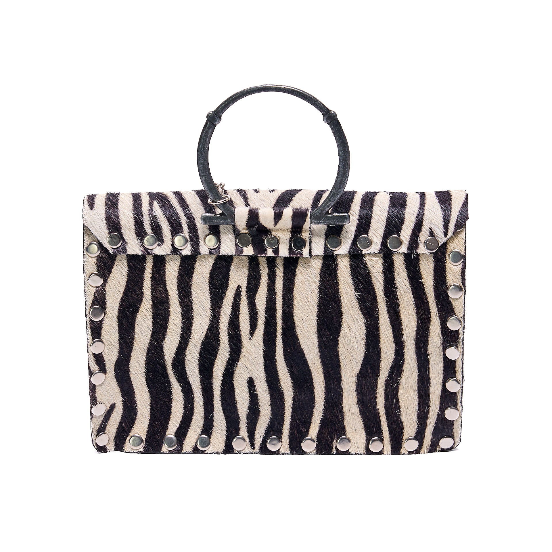JAGUAR BAG BLACK AND WHITE ZEBRA