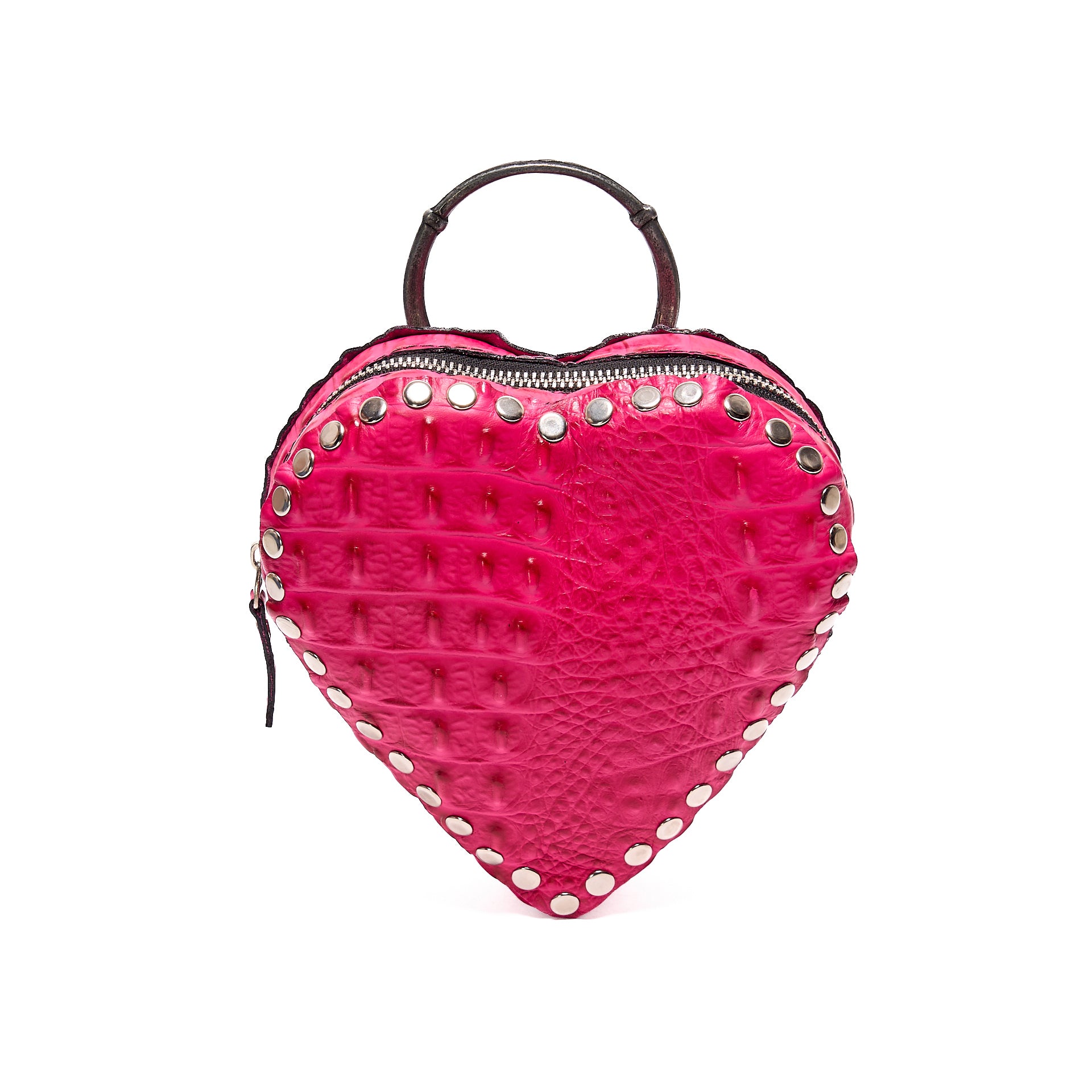 MI AMOR BAG PINK CROCODILE