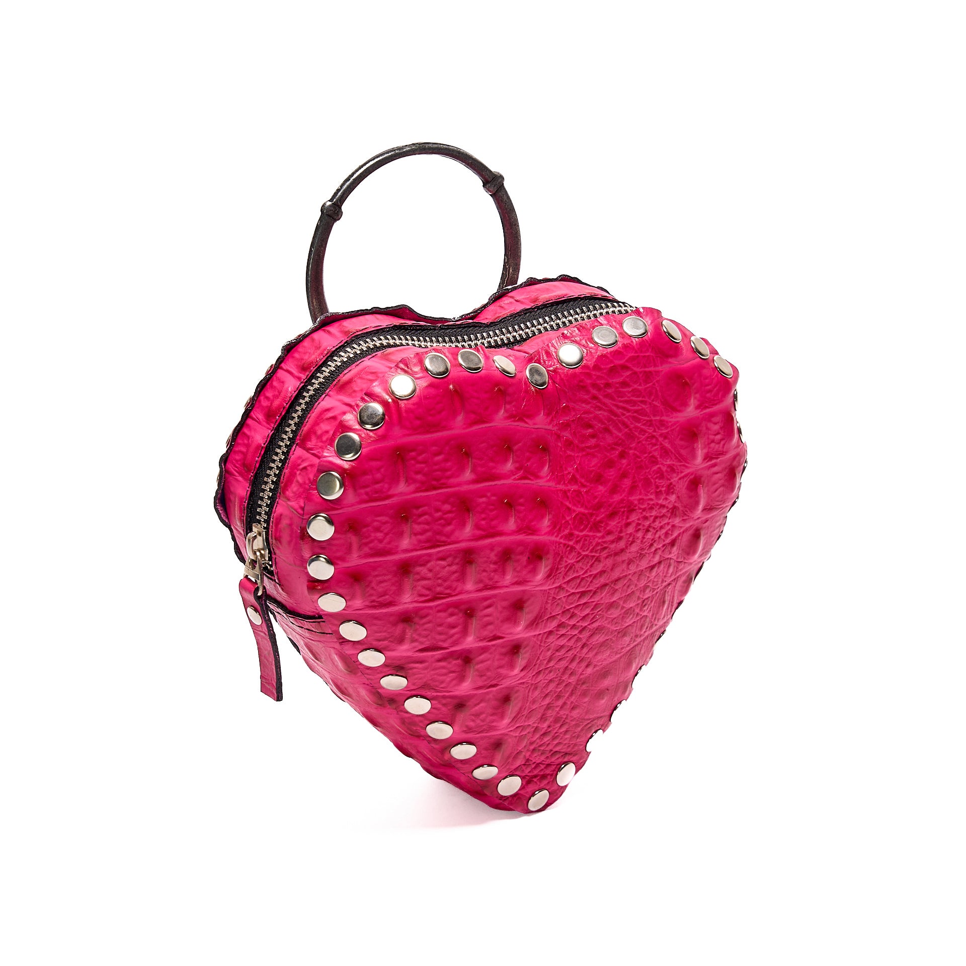MI AMOR BAG PINK CROCODILE