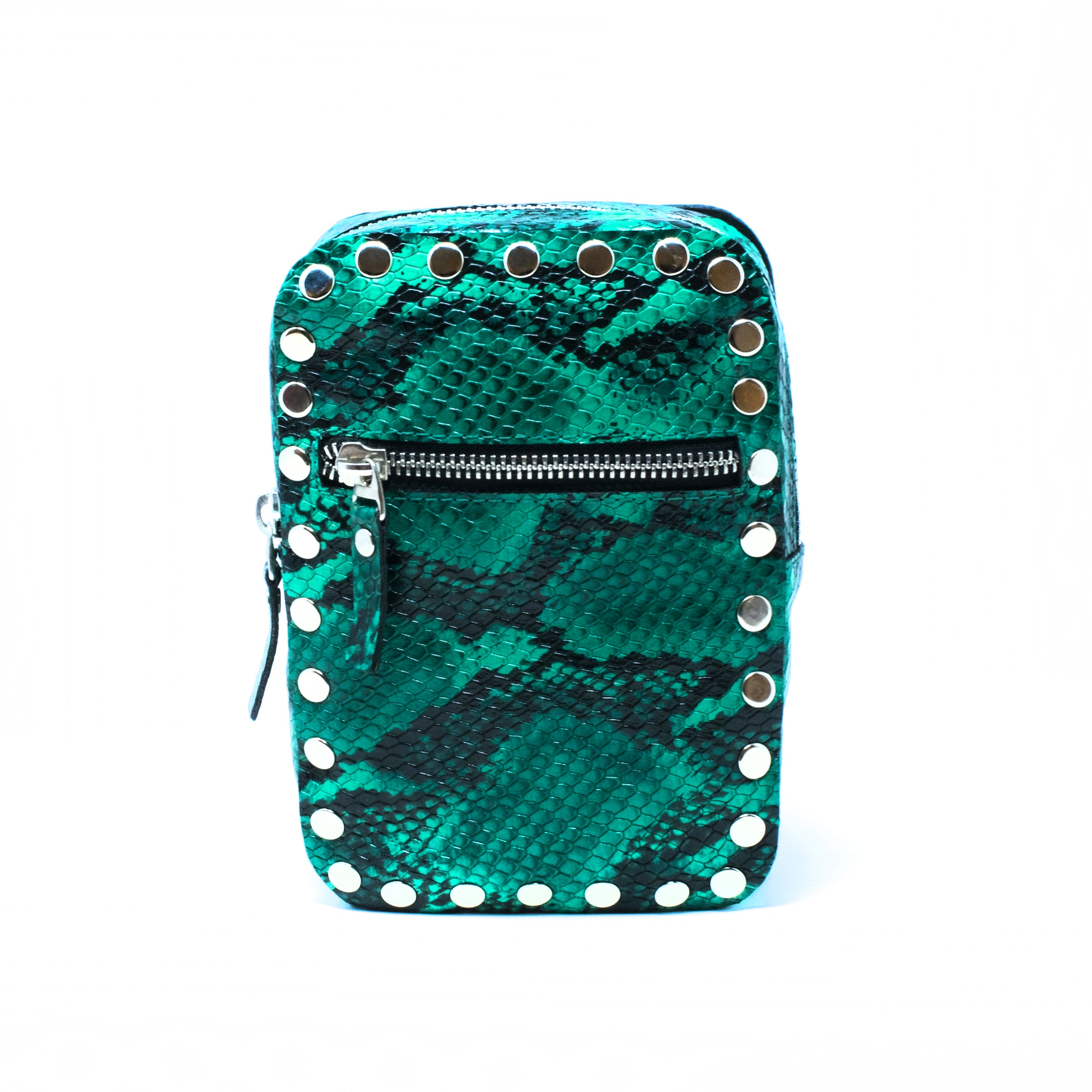 RIVERA CAMERA BAG GREEN PYTHON
