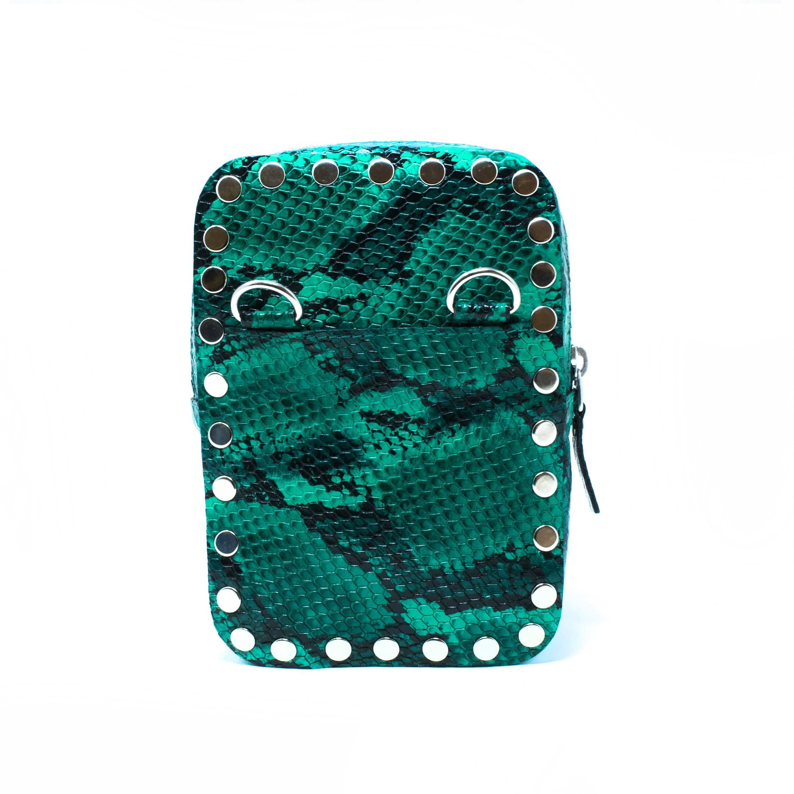 RIVERA CAMERA BAG GREEN PYTHON