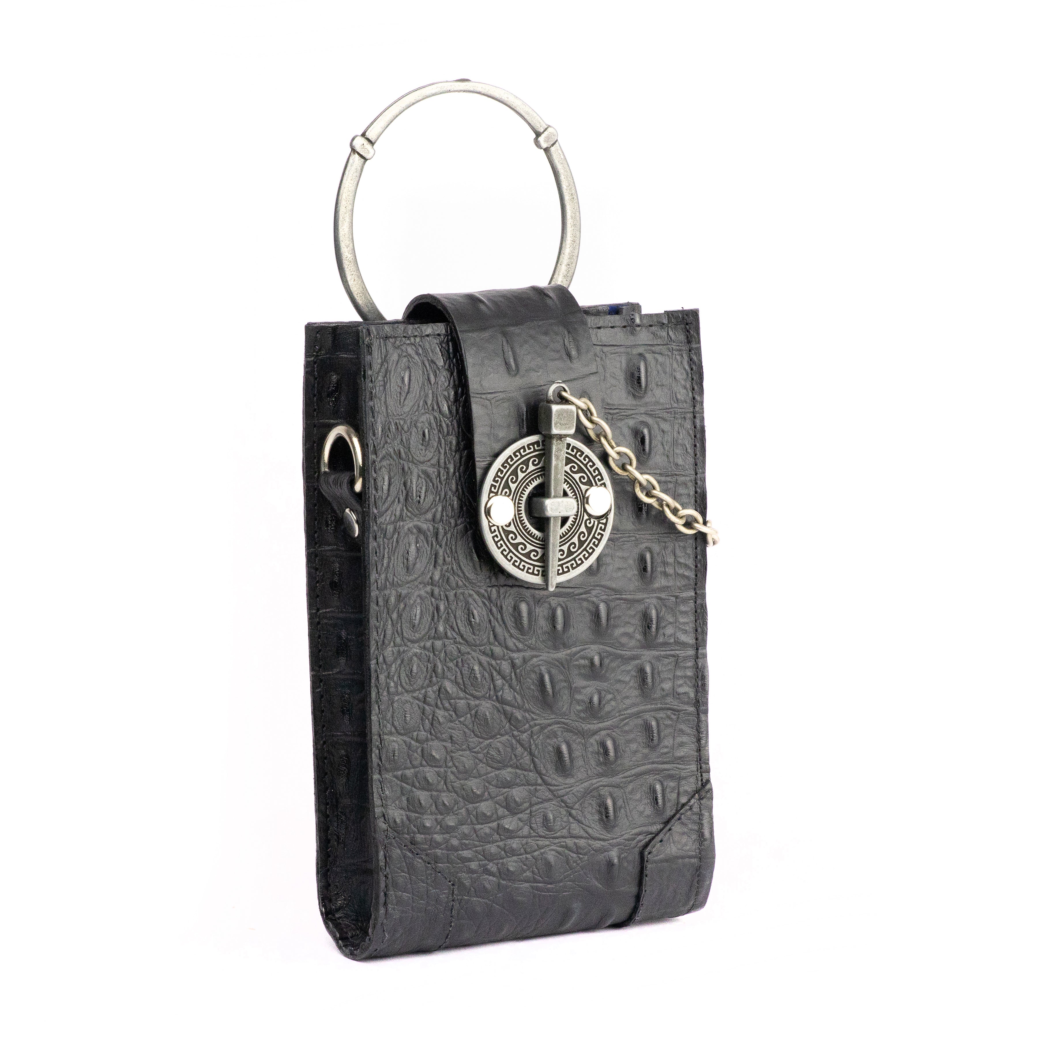 BOG TEXAS BAG BLACK CROCODILE
