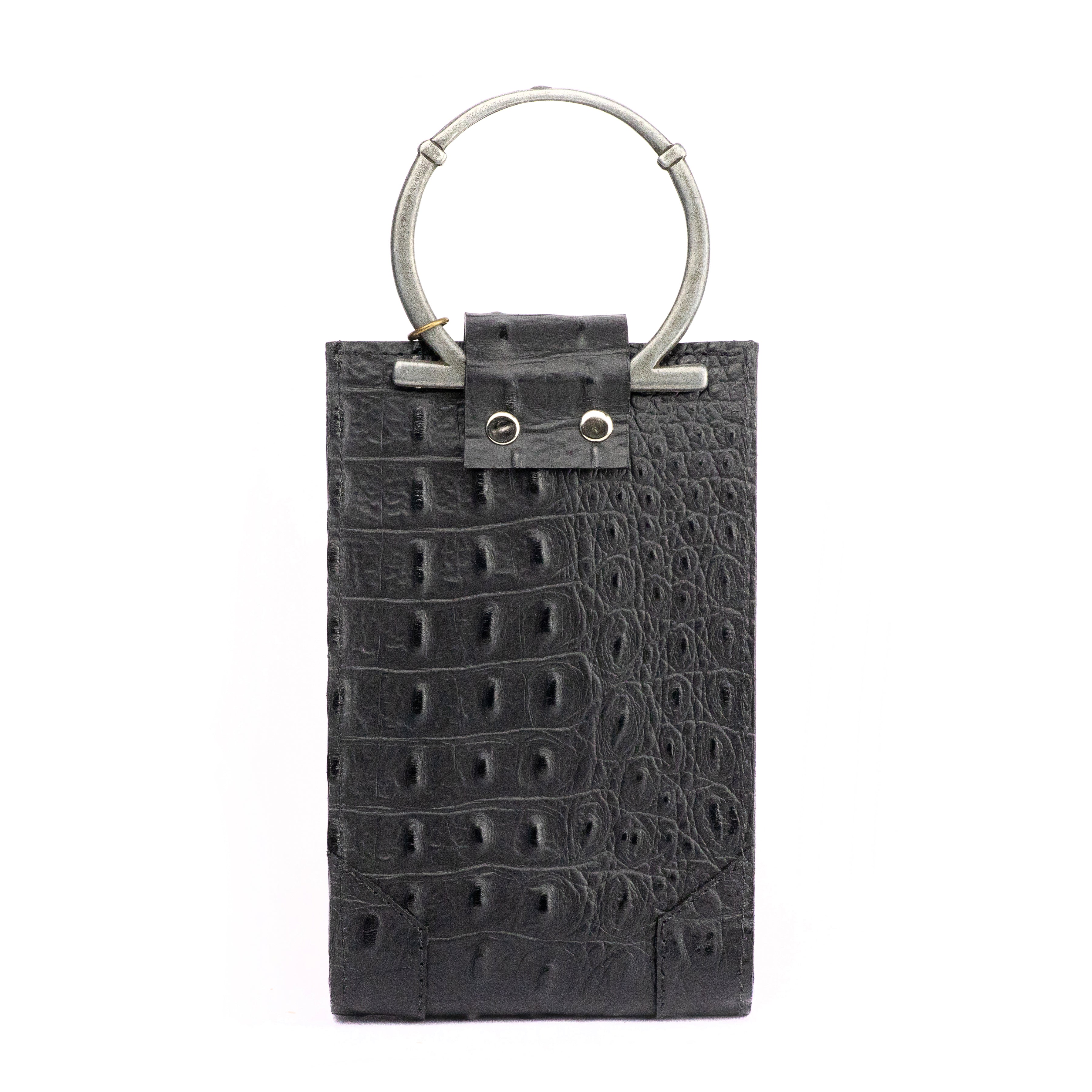 BOG TEXAS BAG BLACK CROCODILE