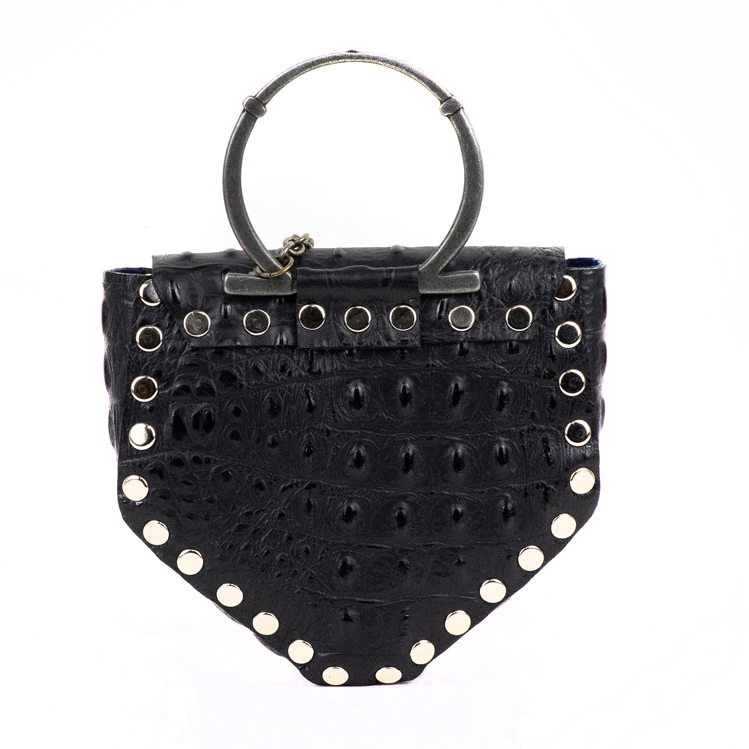 KRISTIAN MINI BAG BLACK CROCODILE