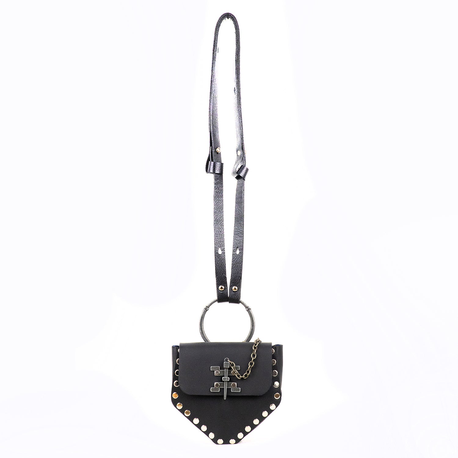 KRISTIAN MINI BAG BLACK GRAIN