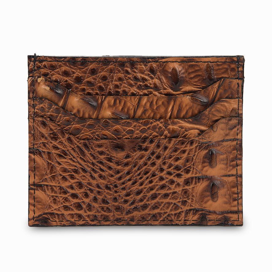 CREDIT CARD HOLDER WITH OPEN MIDDLE POCKET