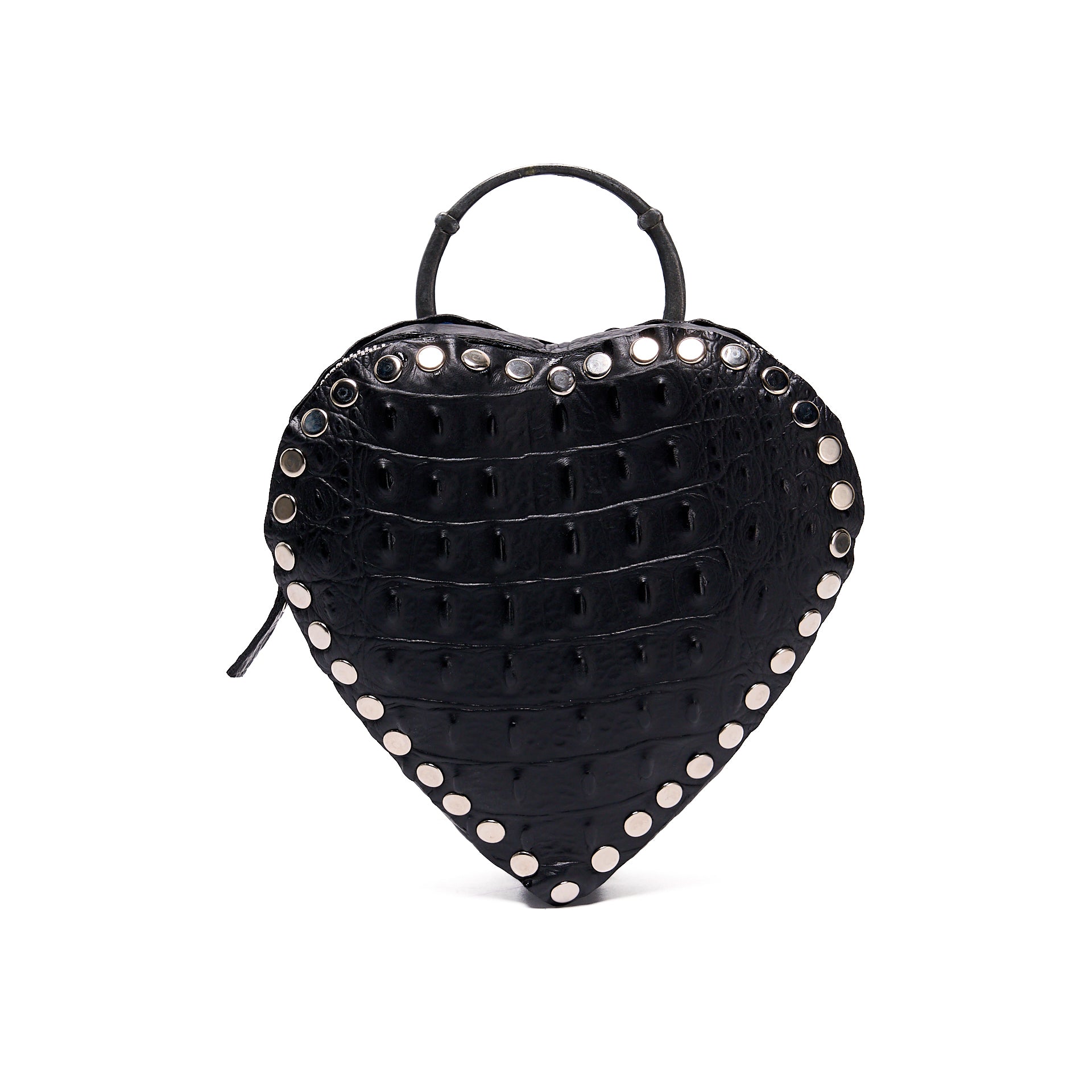 MI AMOR BAG BLACK CROCODILE