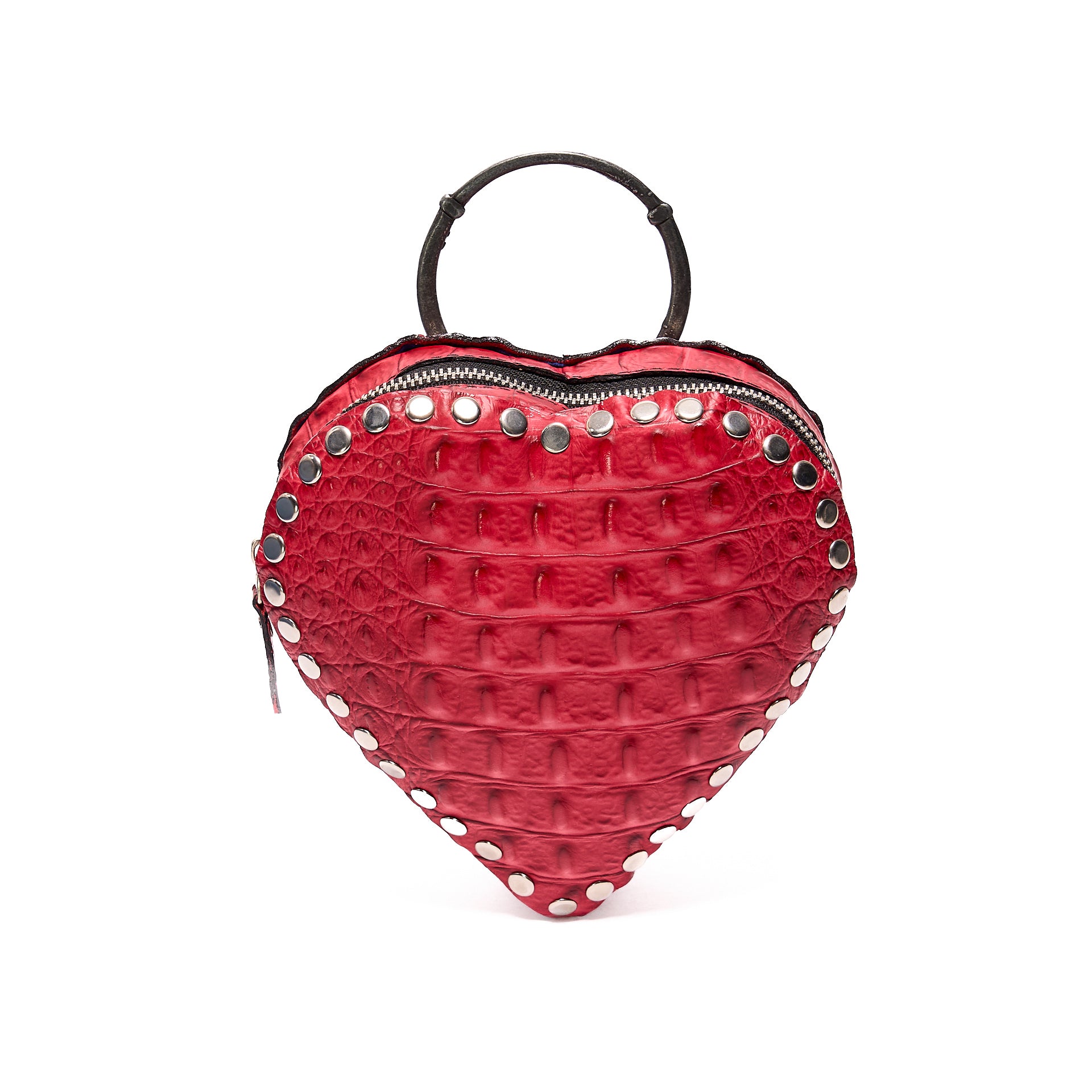 MI AMOR BAG RED CROCODILE