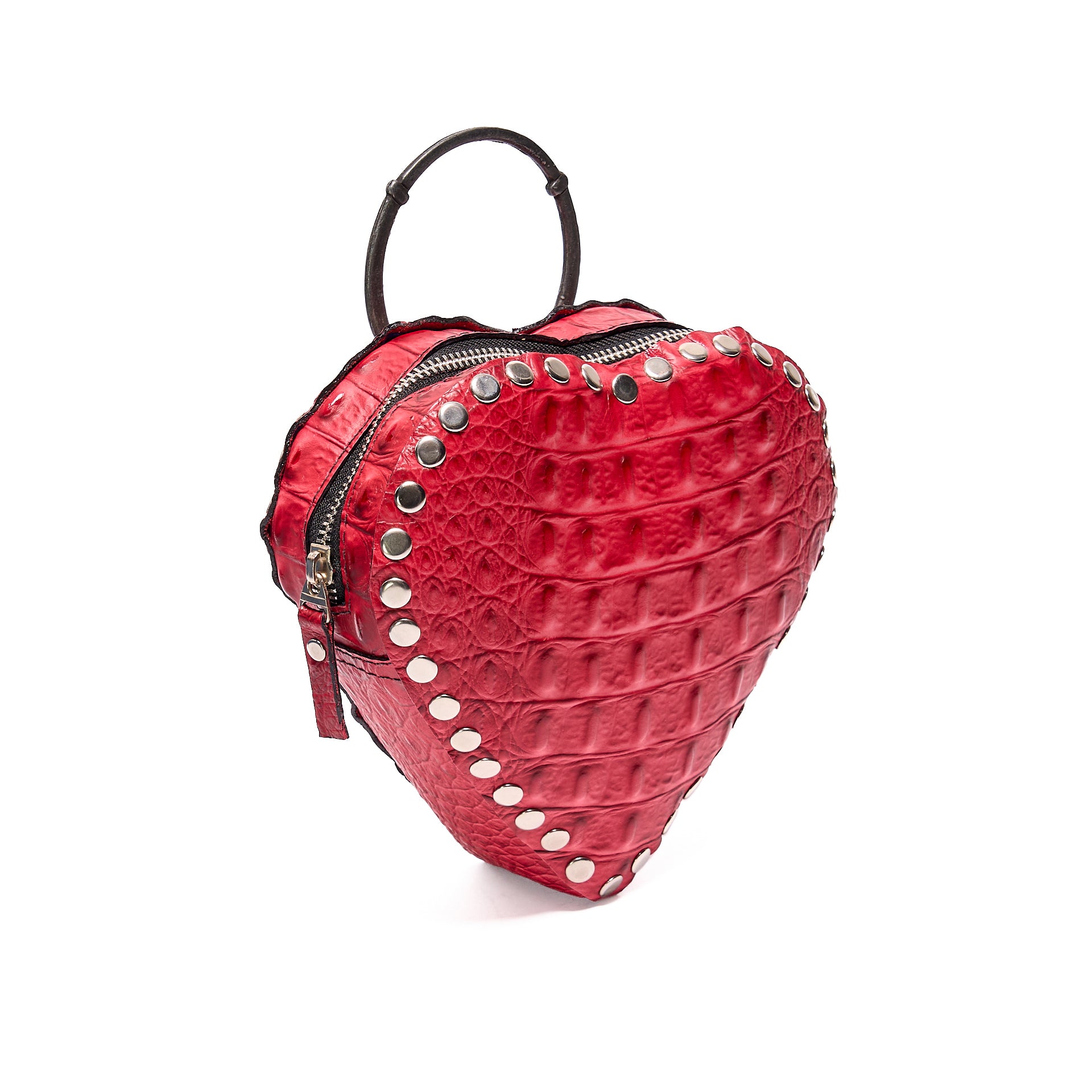 MI AMOR BAG RED CROCODILE