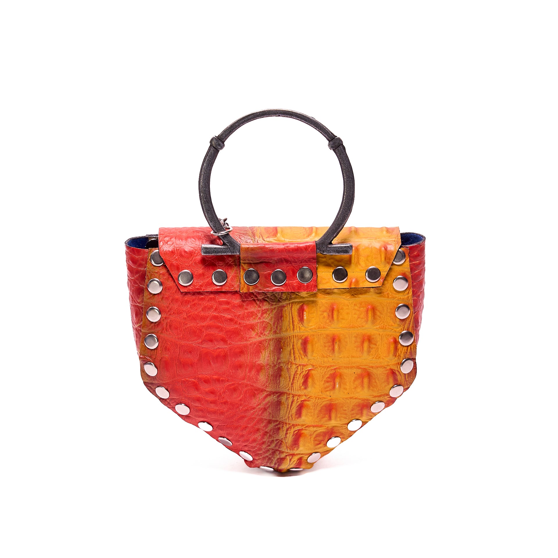 KRISTIAN MINI BAG AMBER CROCODILE