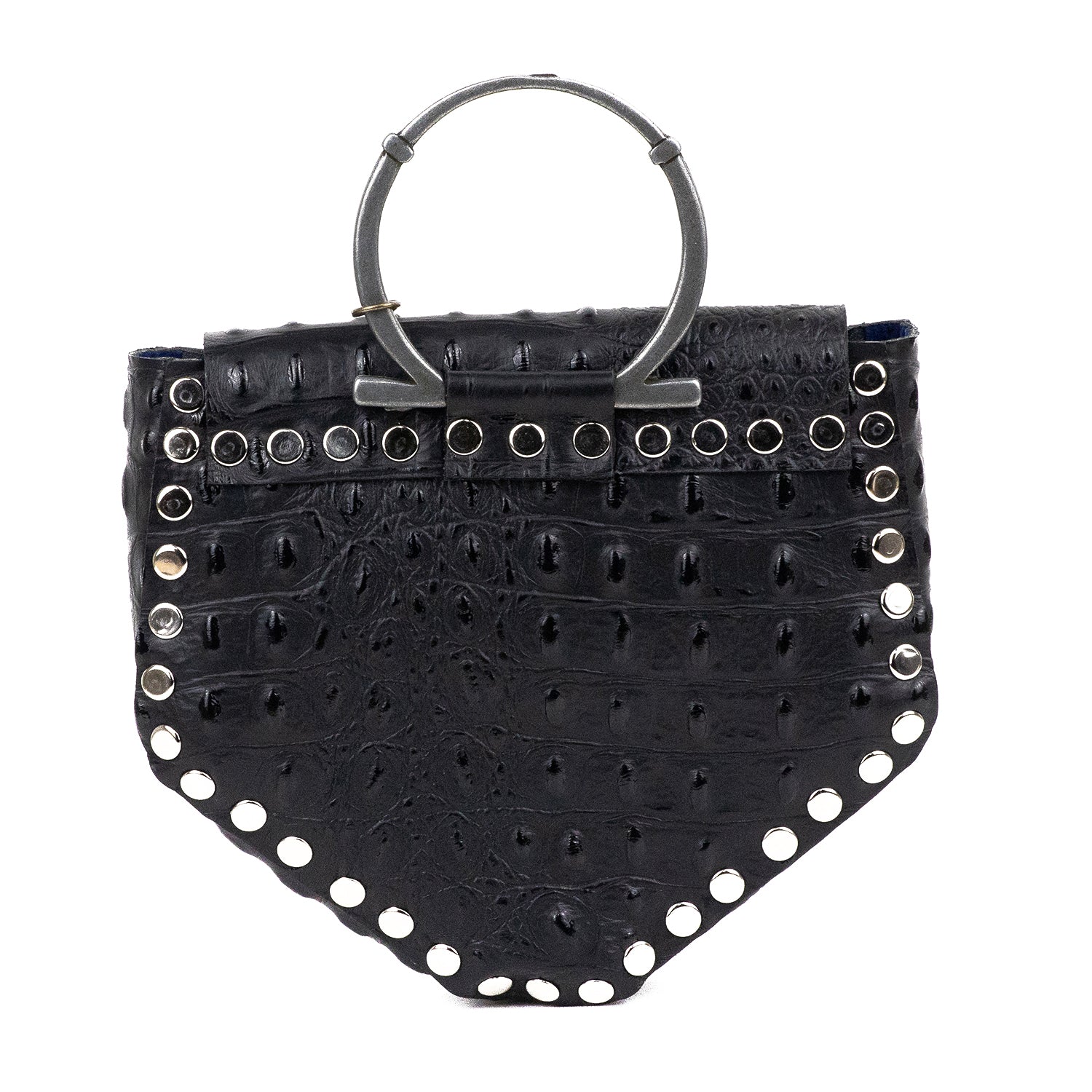 KRISTIAN BAG BLACK CROCODILE