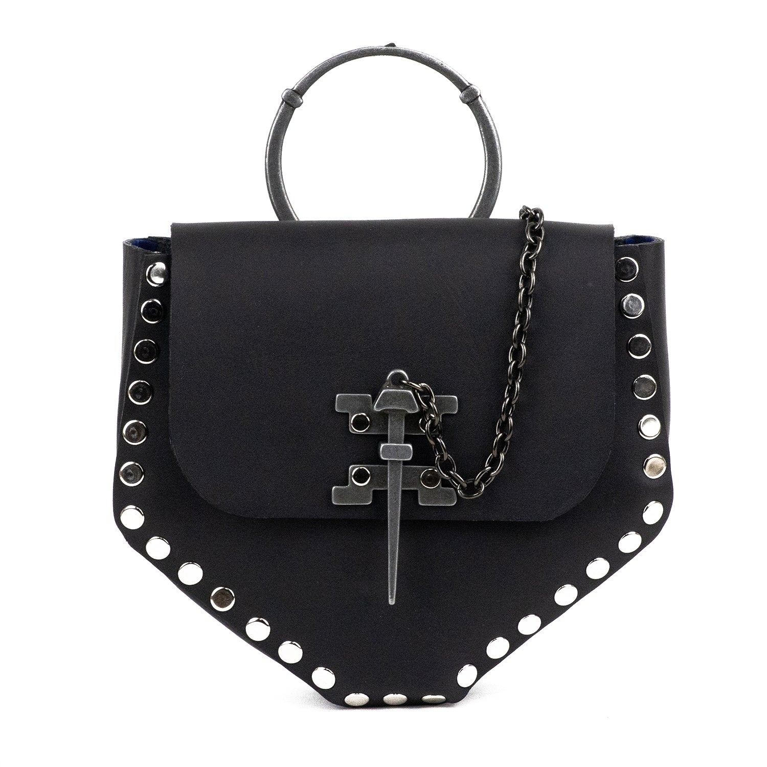 KRISTIAN BAG BLACK CROCODILE