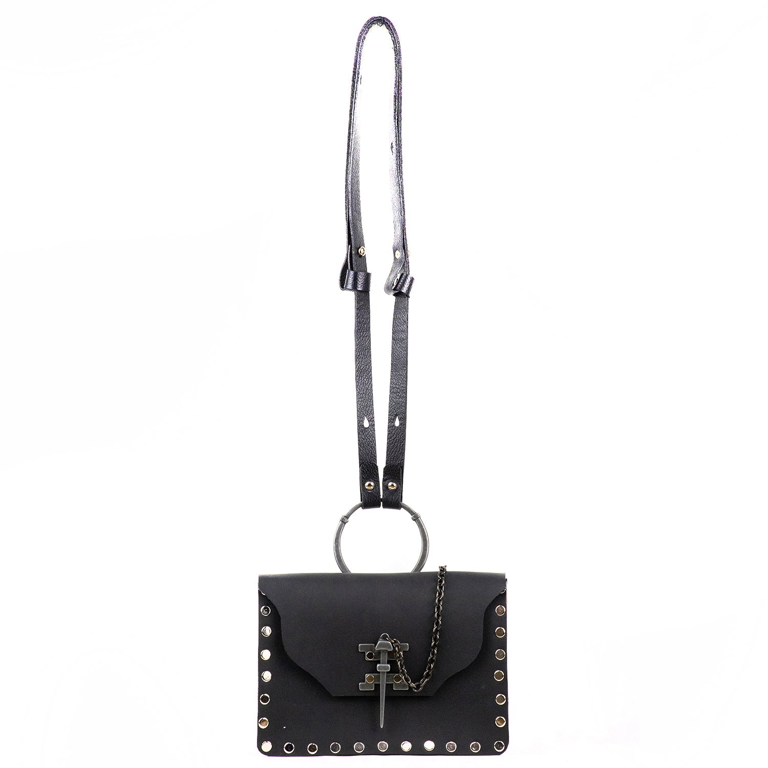 JAGUAR BAG BLACK GRAIN