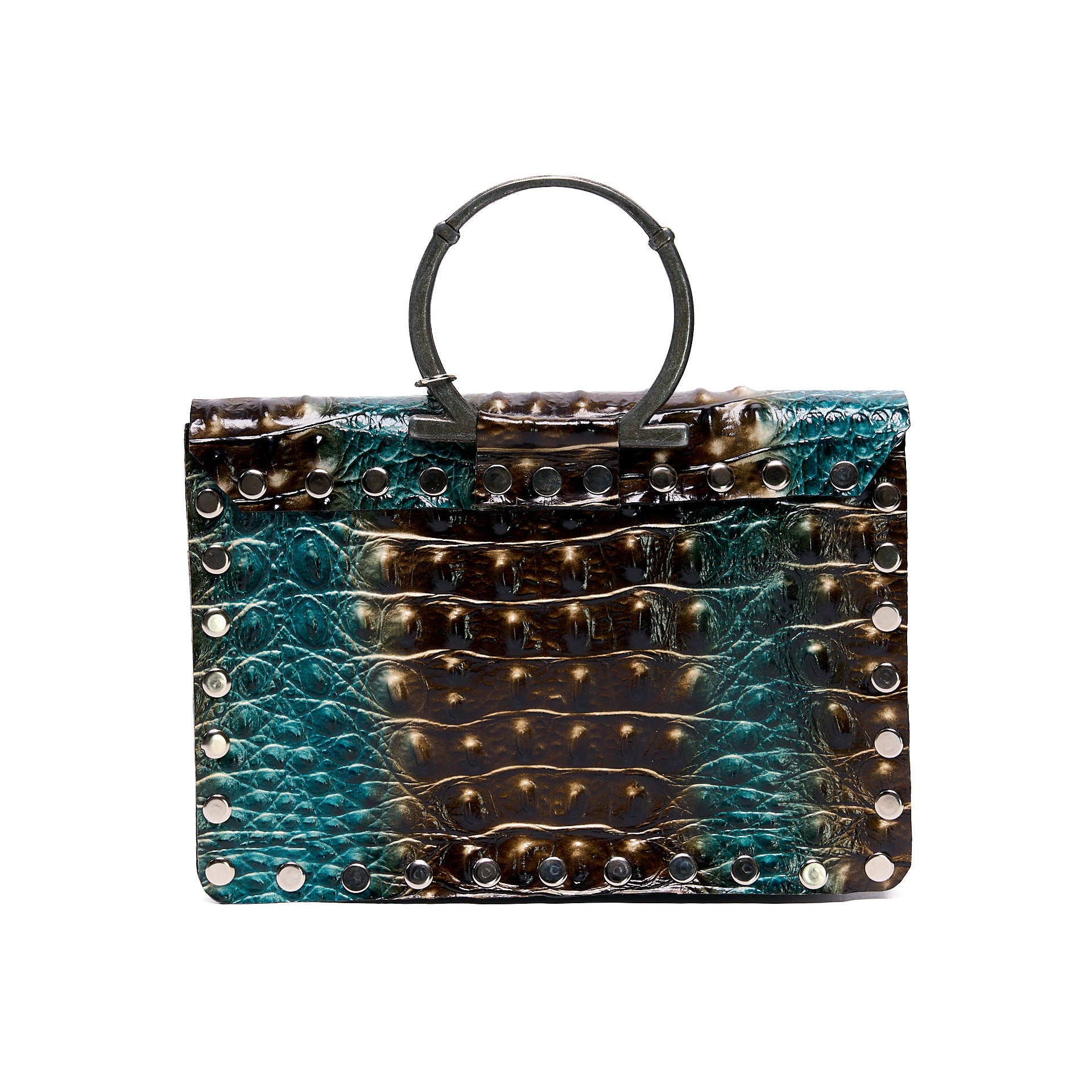 JAGUAR BAG TEEL MOCHA CROCODILE