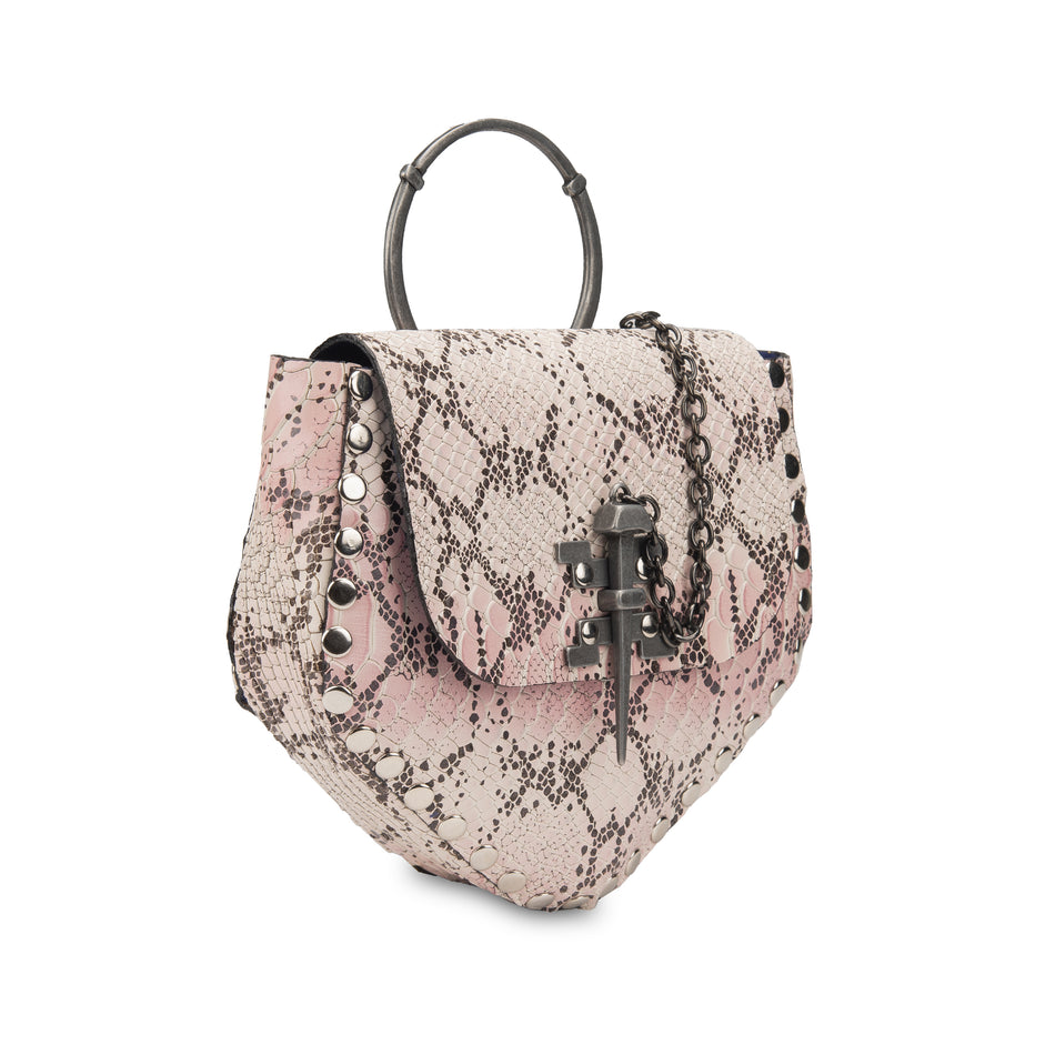KRISTIAN PINK PYTHON EMBOSSED LEATHER